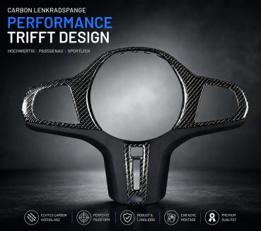 Carbon Lenkradspange passend für BMW G30 G31 F90 M5 Design LSC1